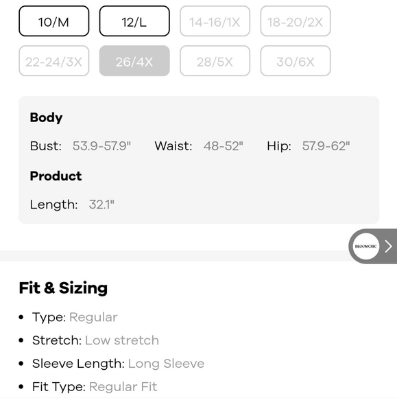 NWT   BloomChic   Woman's   Size 26 (4X)   Top   Green & Black - Picture 12 of 13